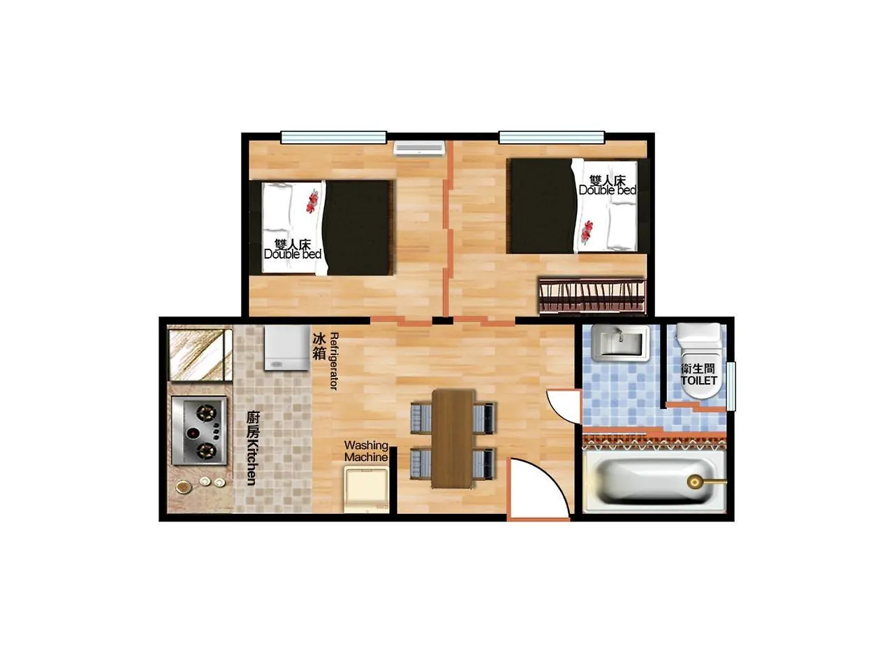 Orenge Hotel Apartment Ósaka